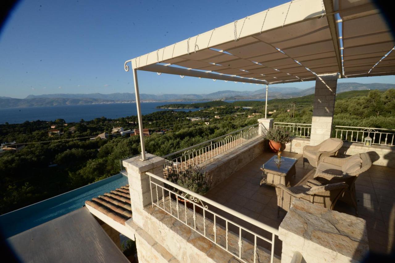 Villa Melanthi Kassiopi Corfu Kültér fotó