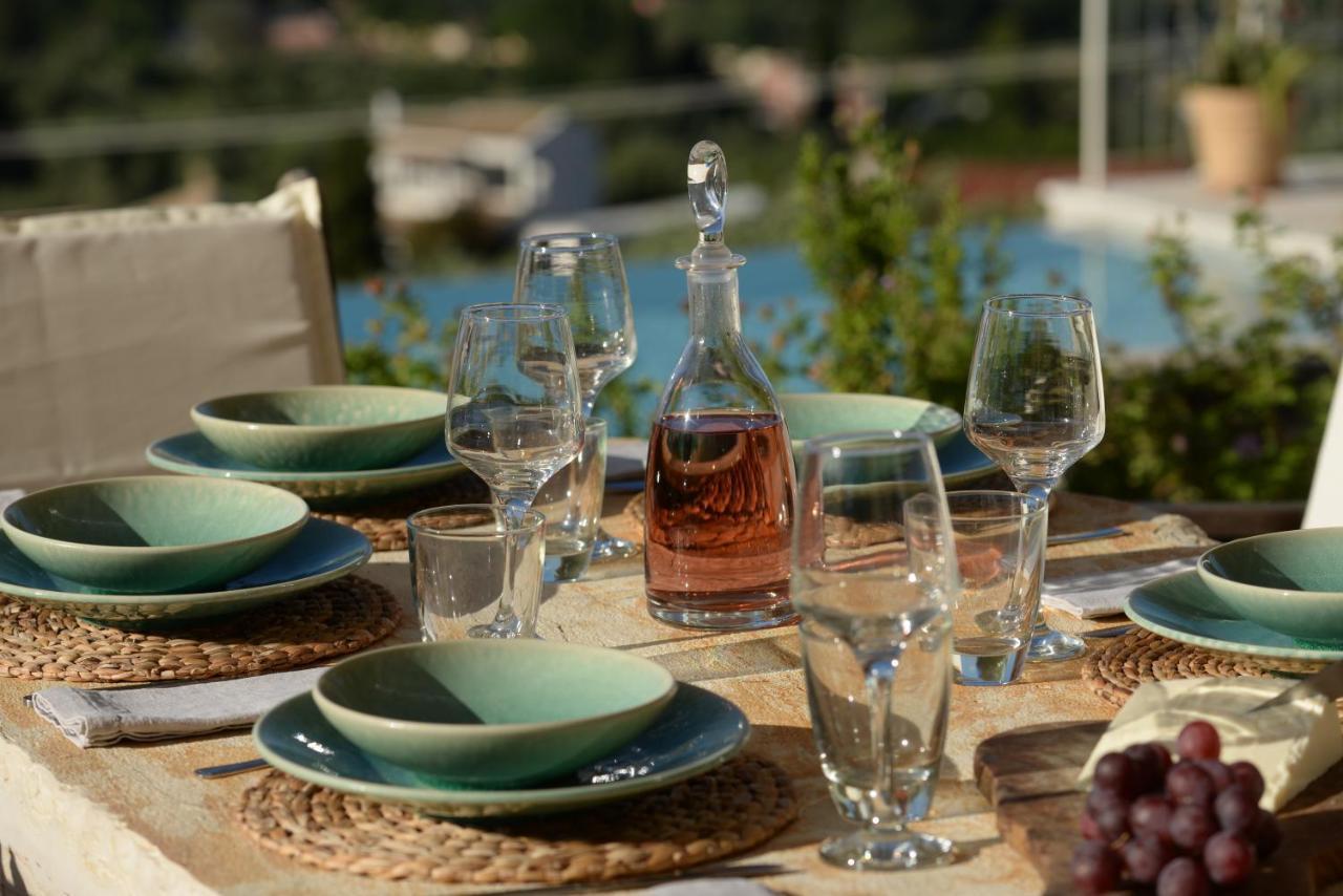 Villa Melanthi Kassiopi Corfu Kültér fotó